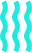 Icono 3 ondas azules verticales
